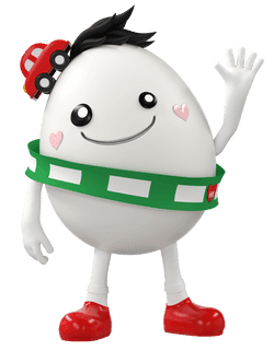 Road Safety Egg Character